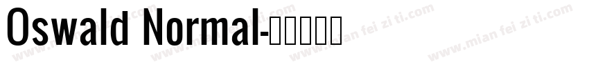 Oswald Normal字体转换